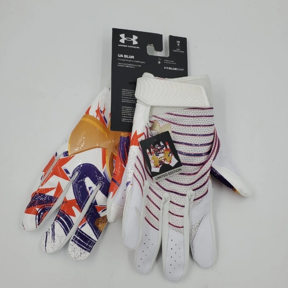 Under Armour Limited Edition Blur Football Gloves